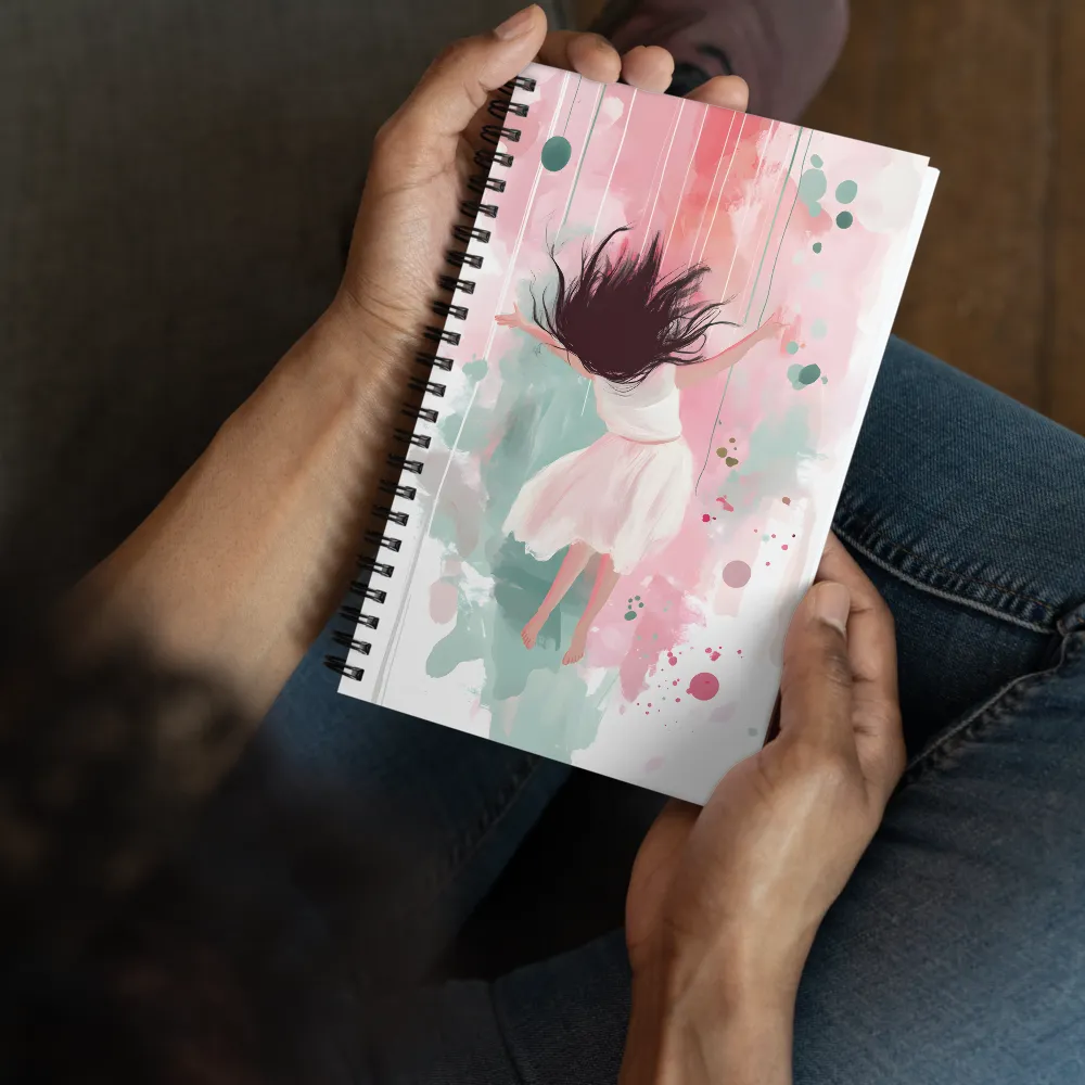 Ethereal Descent 
 Spiral Notebook | 140 pages
