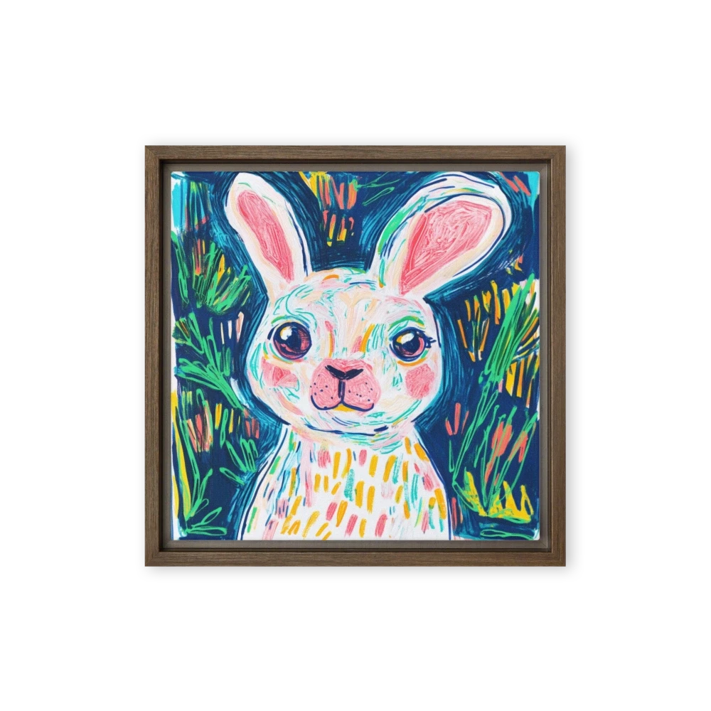 Colorful Rabbit Painting