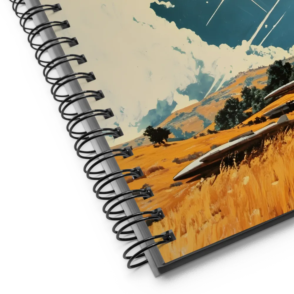 Golden Horizon Patrol 
 Spiral Notebook | 140 pages