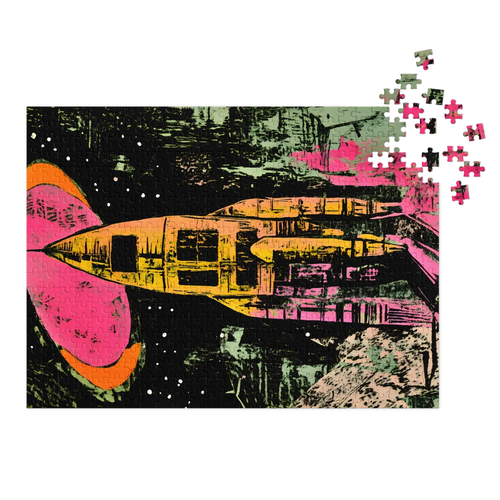 Lancio Sci-Fi Retrò 
 Puzzle in scatola di metallo