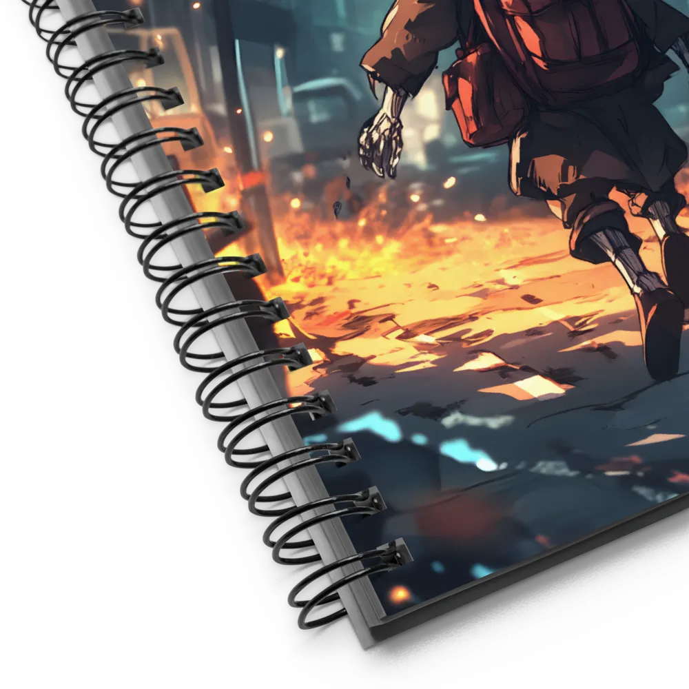 Emberlit Urban Trek 
 Spiral Notebook | 140 pages