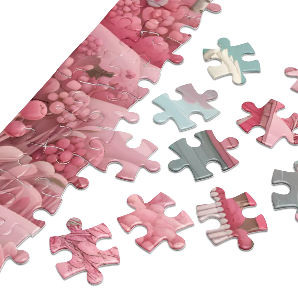 The Pink River Dream 
 Jigsaw Puzzle in Tin Box