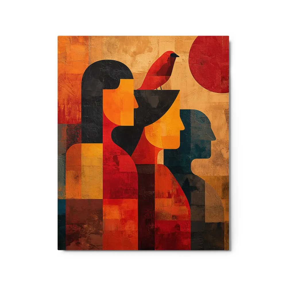 Interwoven Profiles | Art Print