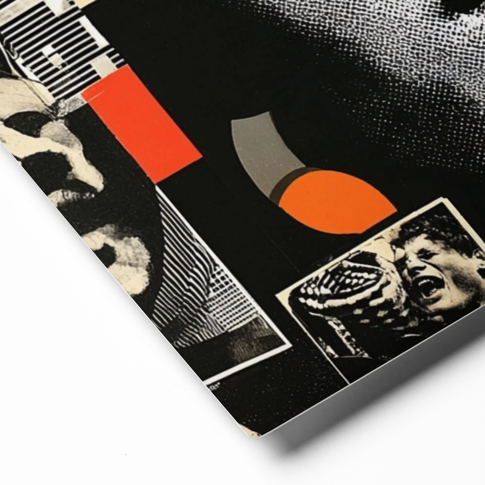 Monochrome Vision in Orange | Art Print