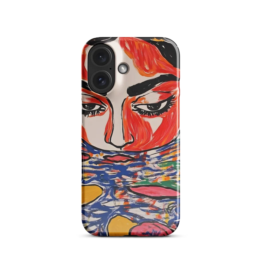 Expressive Face in Water 
 iPhone 13 Pro | Snap Case