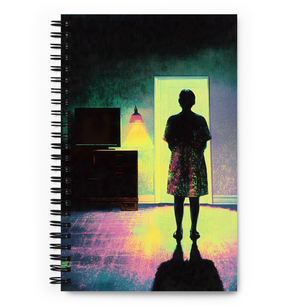 Solitary Neon Gaze 
 Spiral Notebook | 140 pages