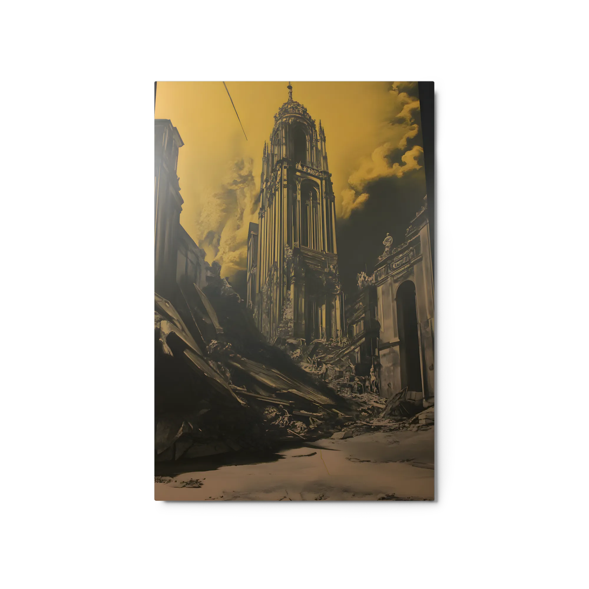 Echoes of a Fallen Empire 
 Canvas with White Frame