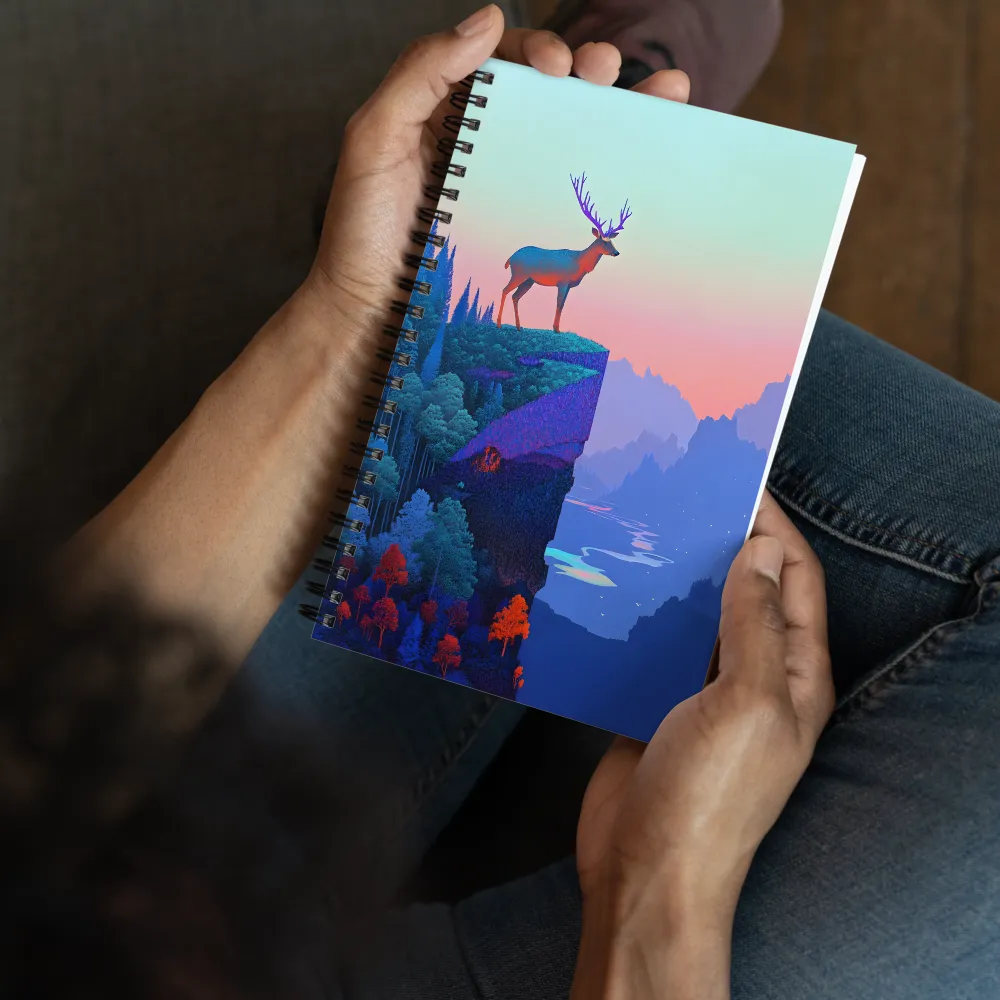 Sentinel of the Lumina Peaks 
 Spiral Notebook | 140 pages