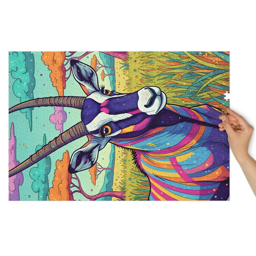 Prismatic Oryx | Jigsaw Puzzles