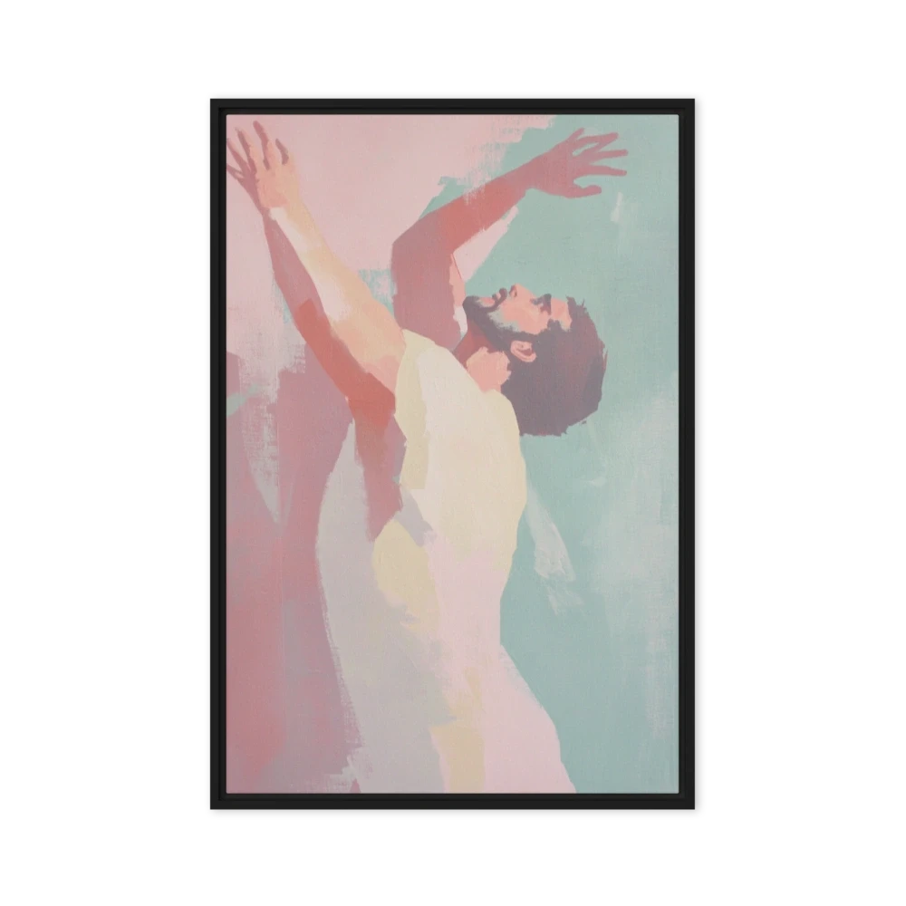 Stylized Figure Reaching