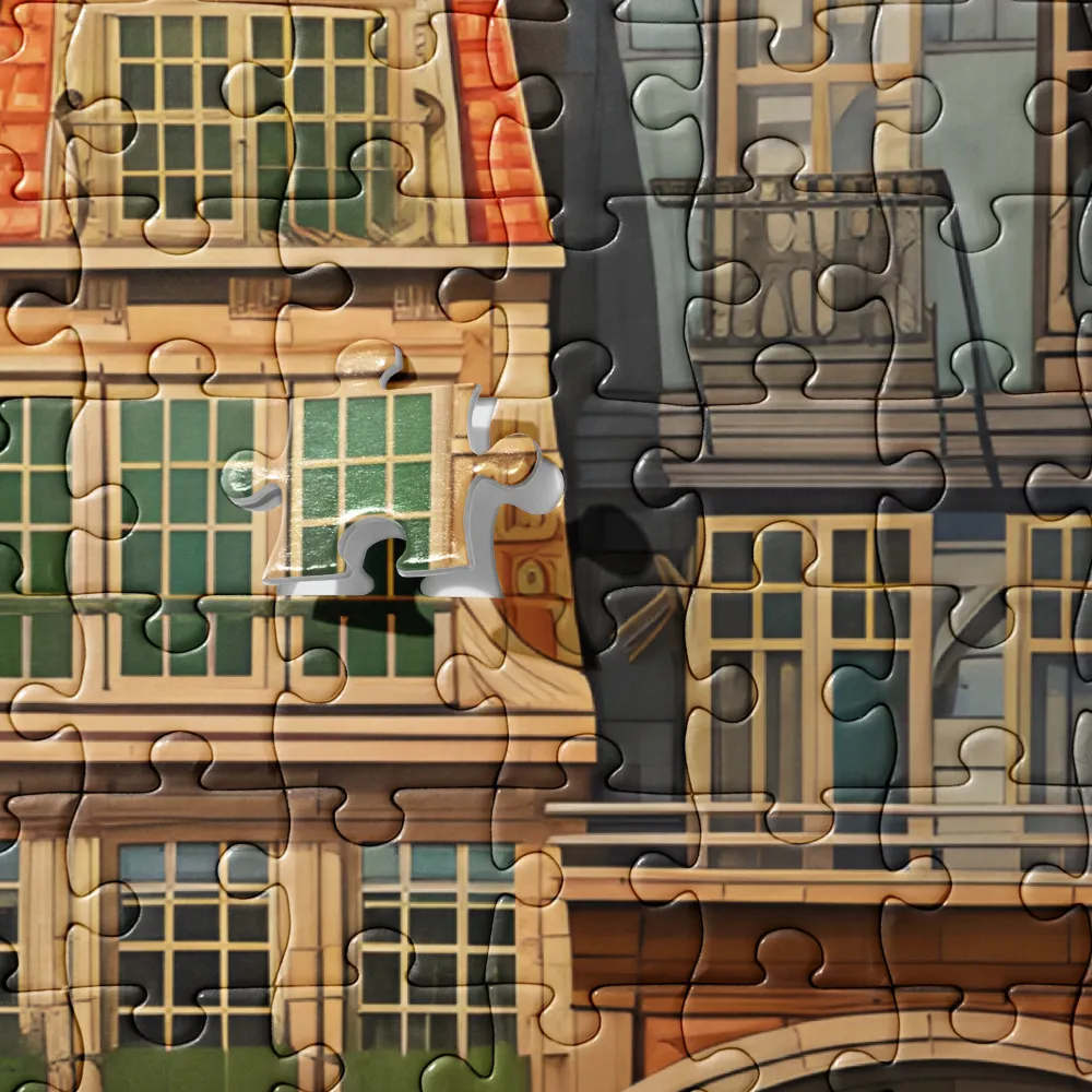 European Cityscape Layers 
 Jigsaw Puzzle