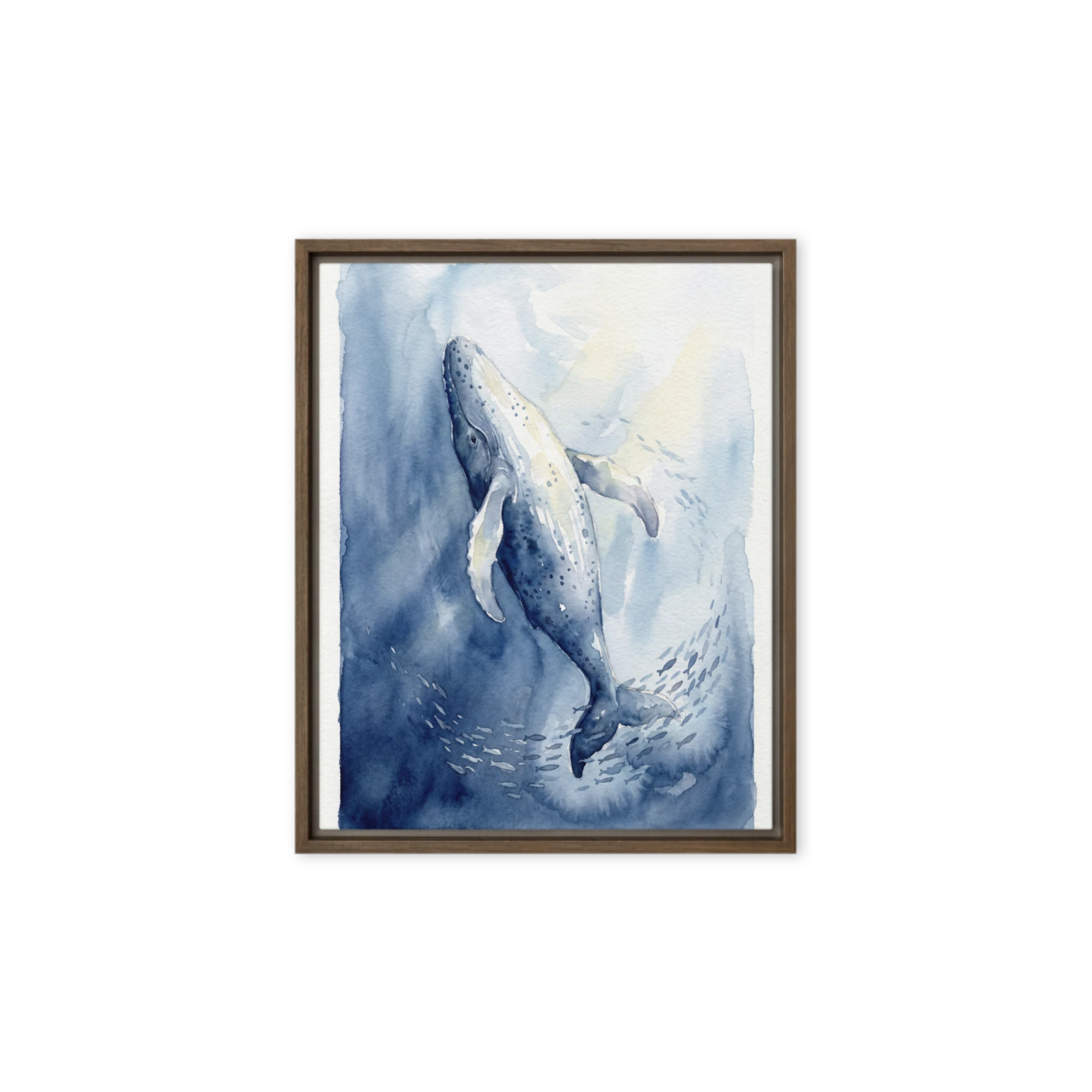 Ocean Whale Serenity | Art Print