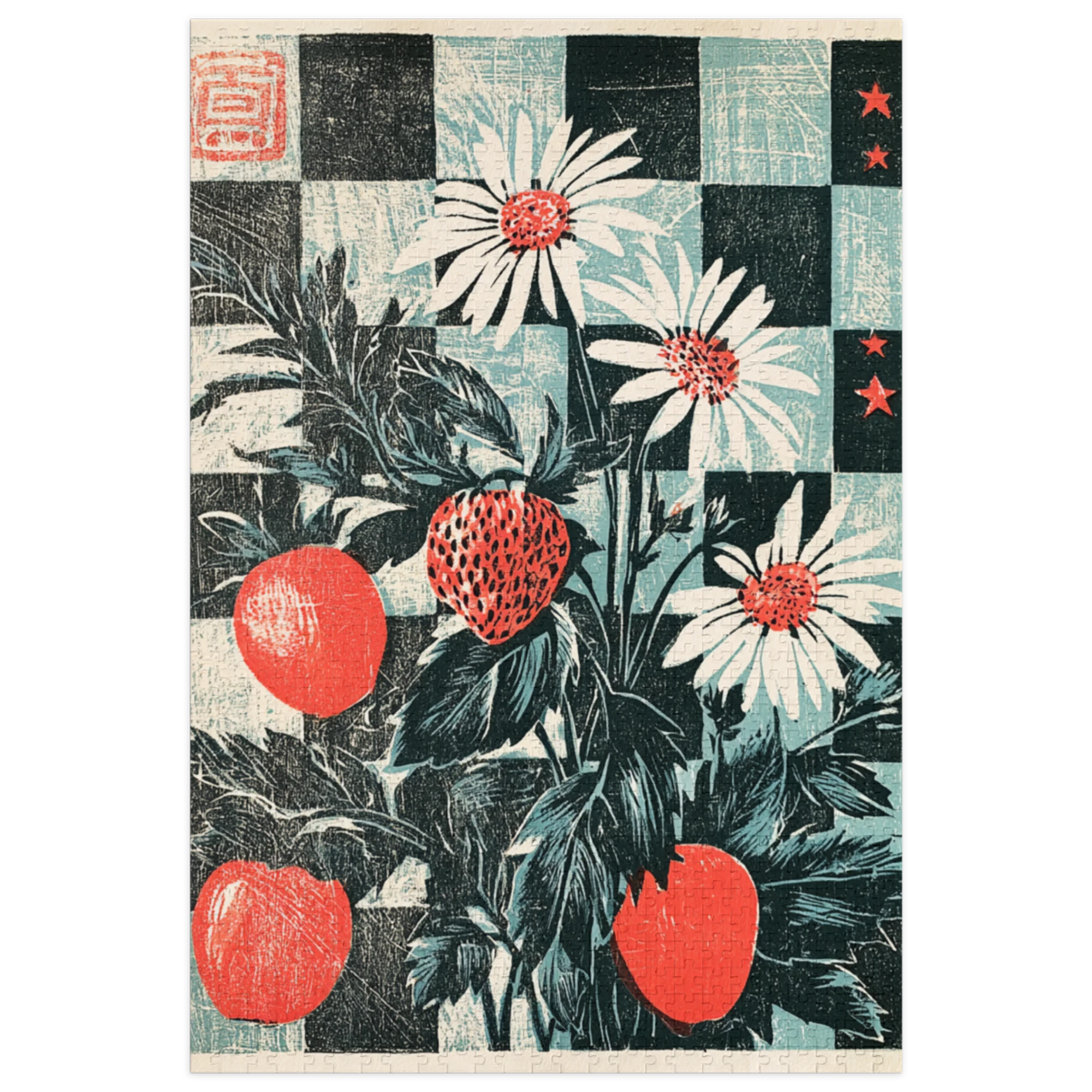 Strawberries and Daisies | Jigsaw Puzzles