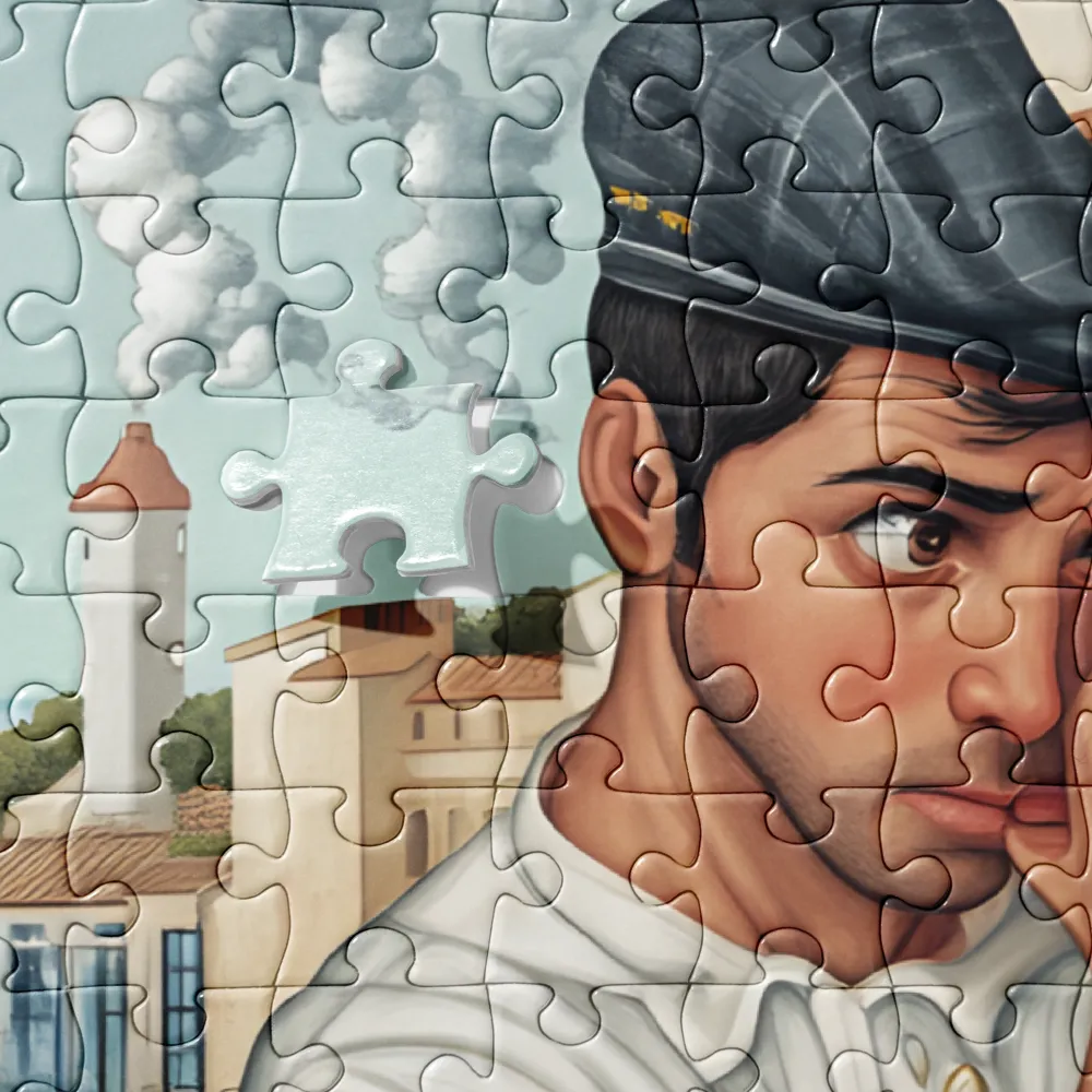 Unspoken Words at the Cafe 
 Jigsaw Puzzle