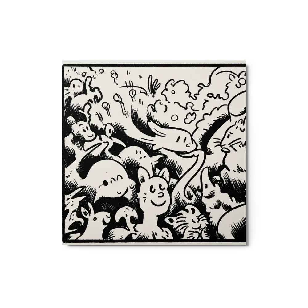Crowd of Cute Creatures | Art Print