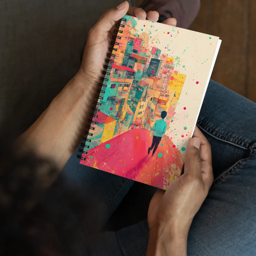 Colorful City Exploration 
 Spiral Notebook | 140 pages