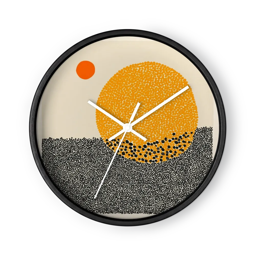 Punktierter Sonnenhorizont | Wanduhr