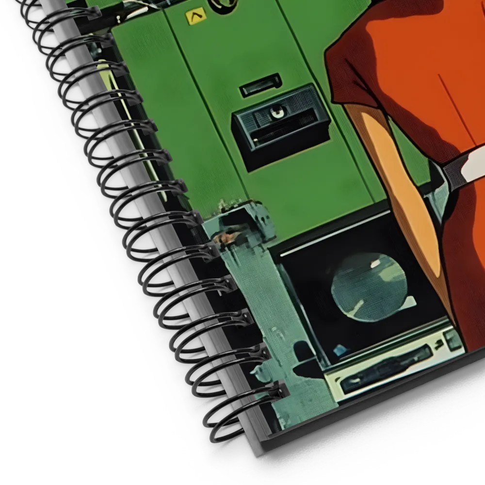 Gaze into the Circuitry 
 Spiral Notebook | 140 pages