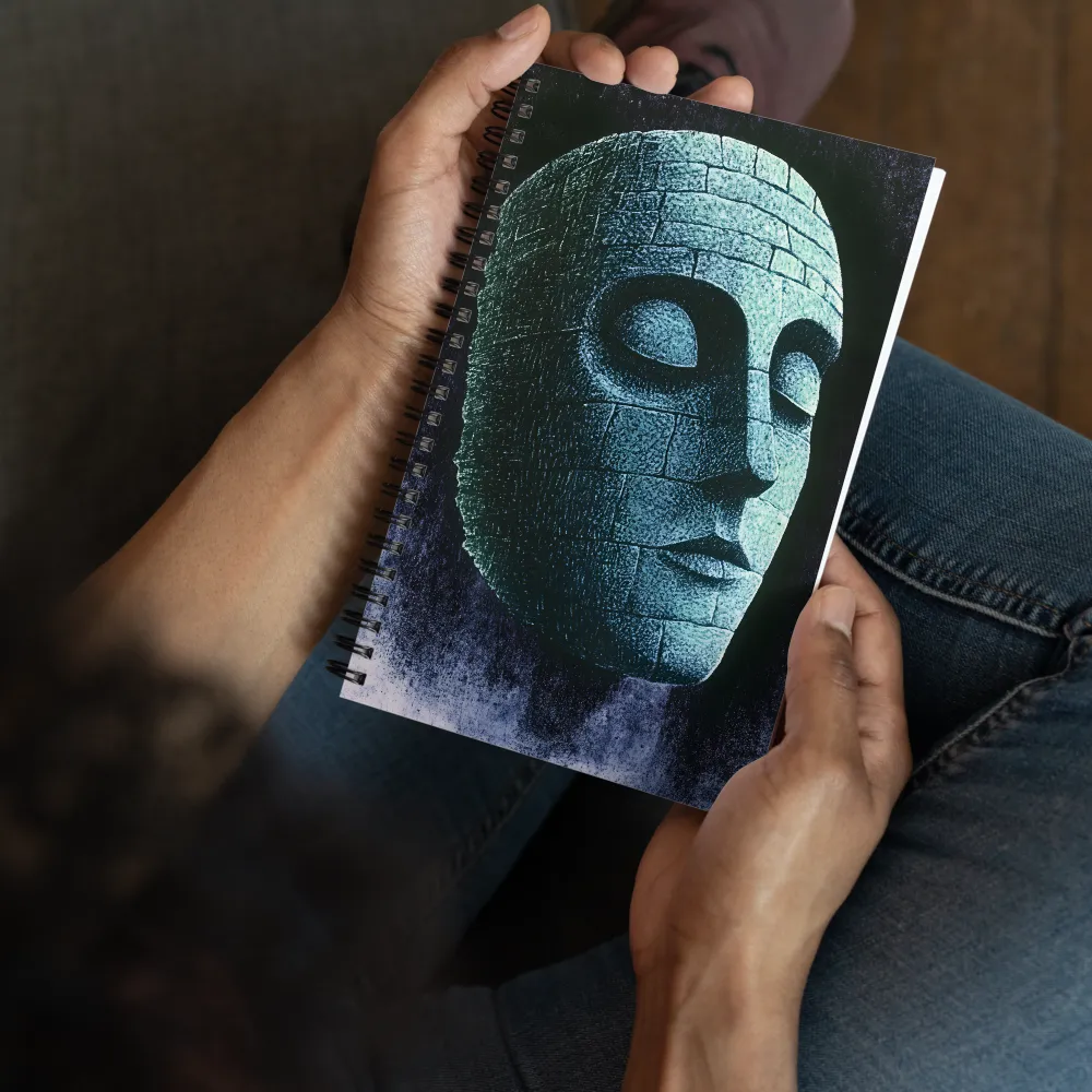 Architectural Mask 
 Spiral Notebook | 140 pages