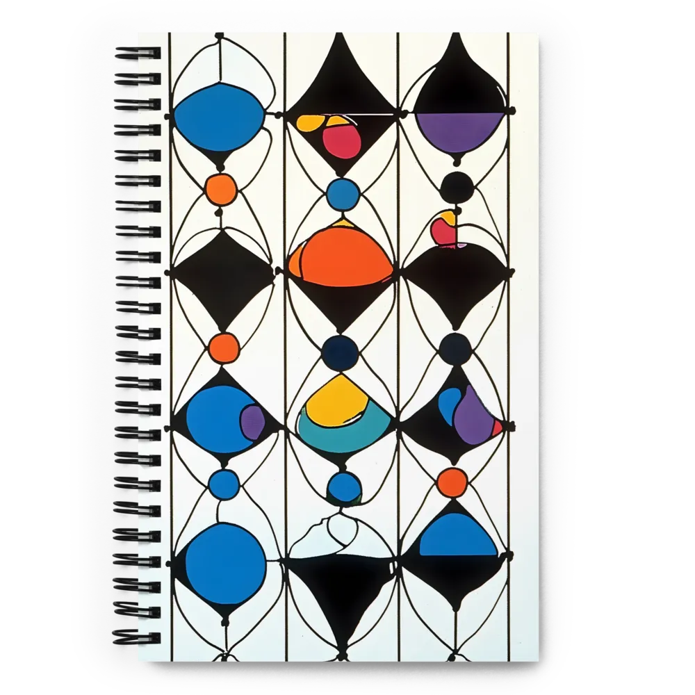 Interlocking Forms 
 Spiral Notebook | 140 pages