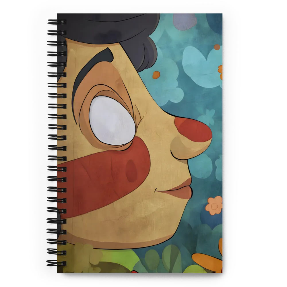 Floral Dream Profile 
 Spiral Notebook | 140 pages