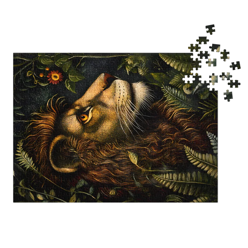 Realistic Lion Portrait