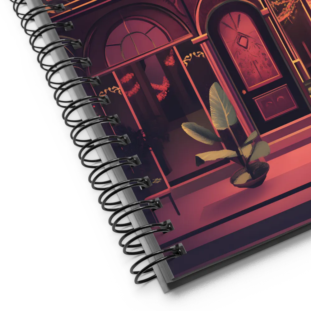 Nightfall in the Urban Oasis 
 Spiral Notebook | 140 pages