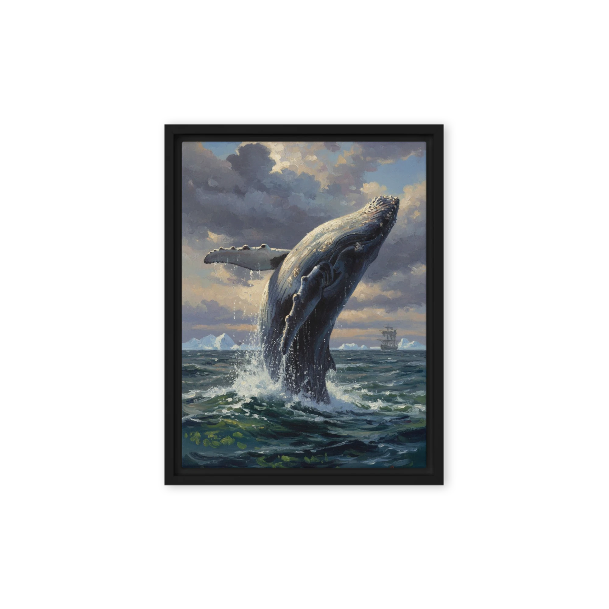 Breaching Whale