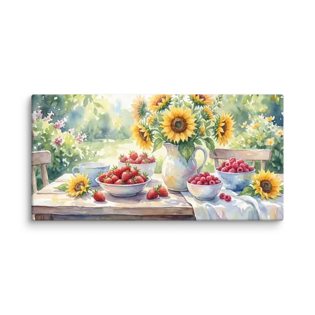 Sunny Garden Harvest | Art Print