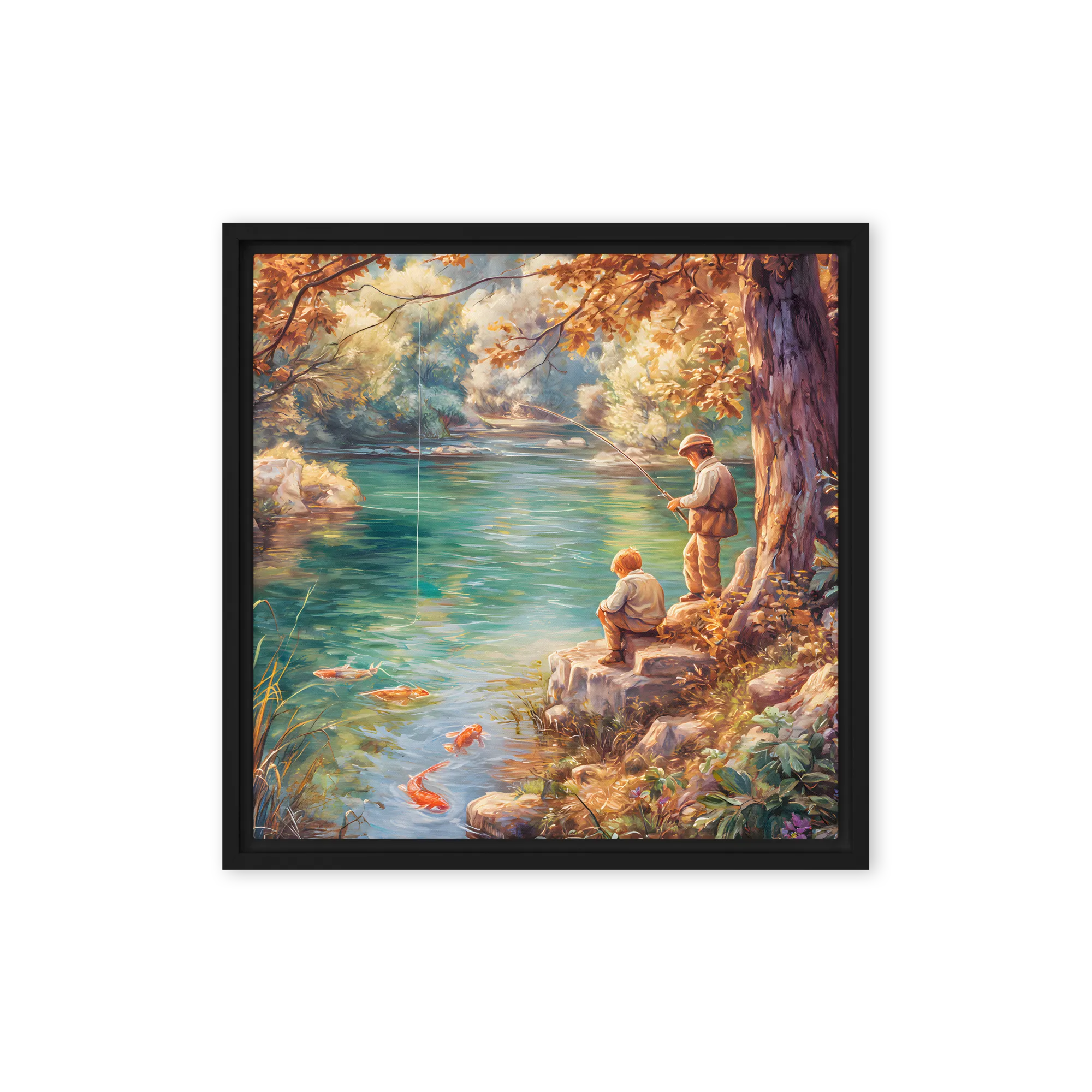 Sunlit Painterly Realism Wall Art — Painterly Light