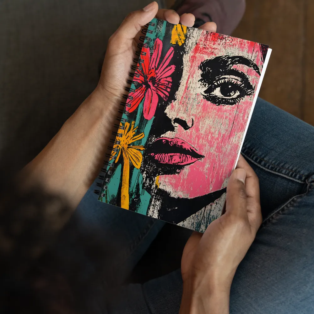 Floral Gaze 
 Spiral Notebook | 140 pages