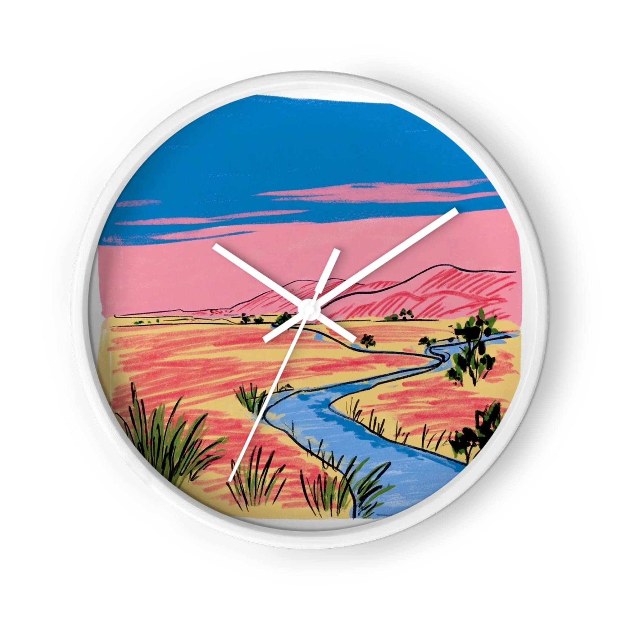 Winding Desert River