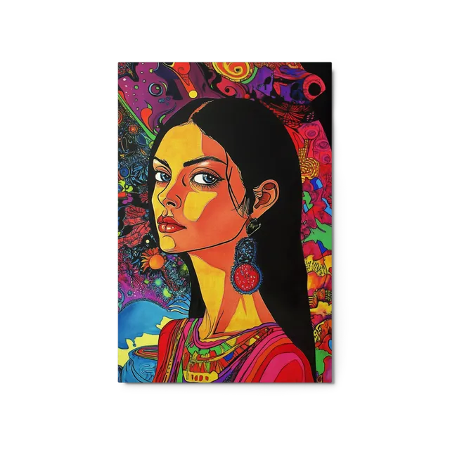 Psychedelic Pop Art Portrait | Art Print