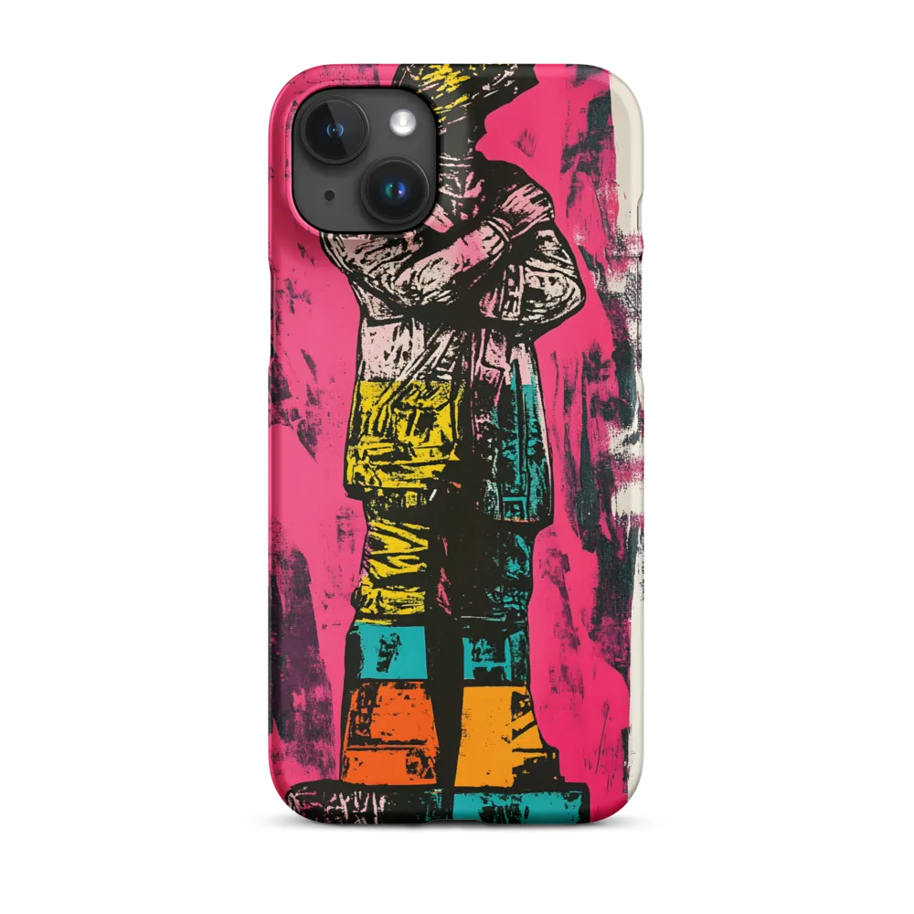 Standing Figure in Magenta | Phone Case