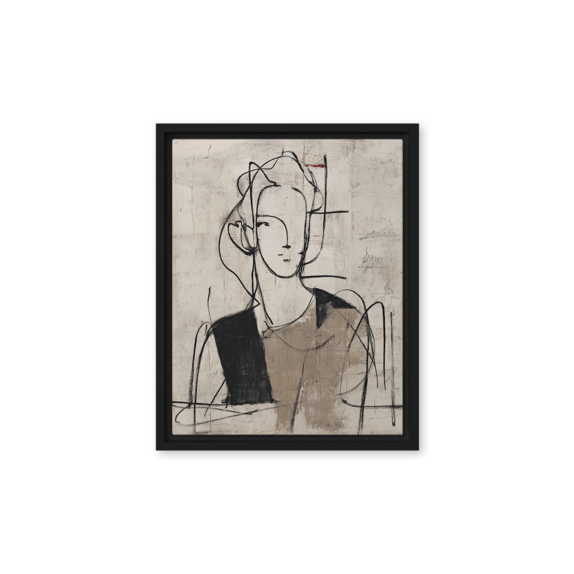 Modernist Line Portrait