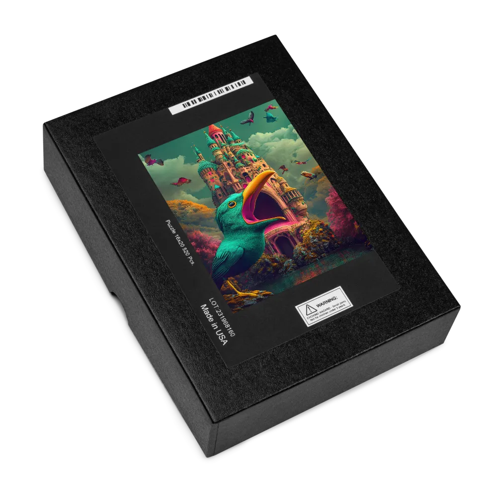The Awakened Garden Castle 
 Jigsaw Puzzle in Tin Box