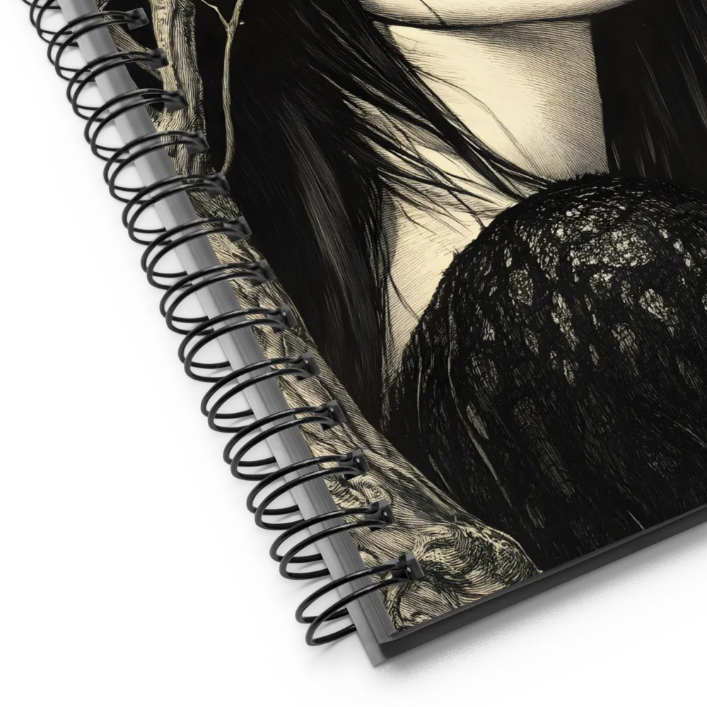 Ethereal Woman in Thorns 
 Spiral Notebook | 140 pages