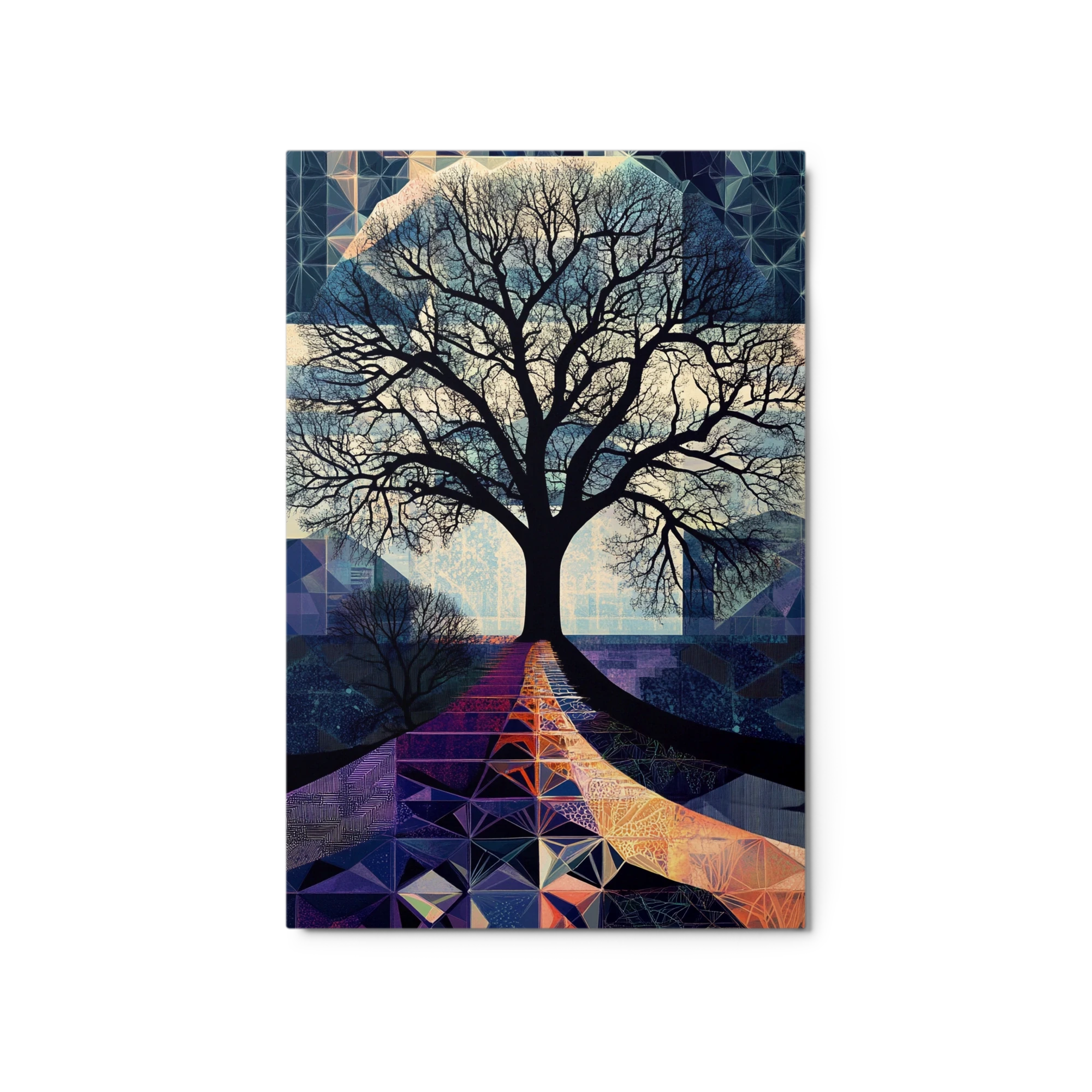 Abstract Tree Landscape Art