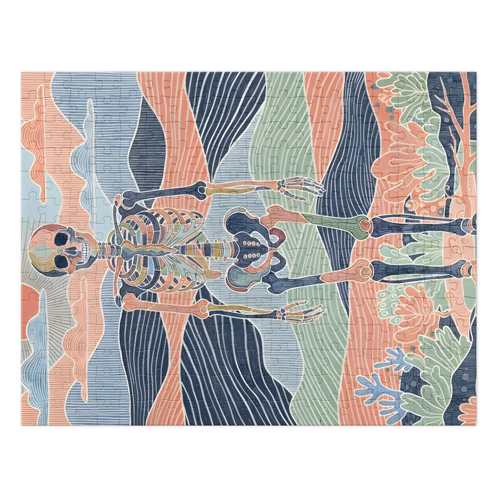 Pastel Skeleton | Jigsaw Puzzles