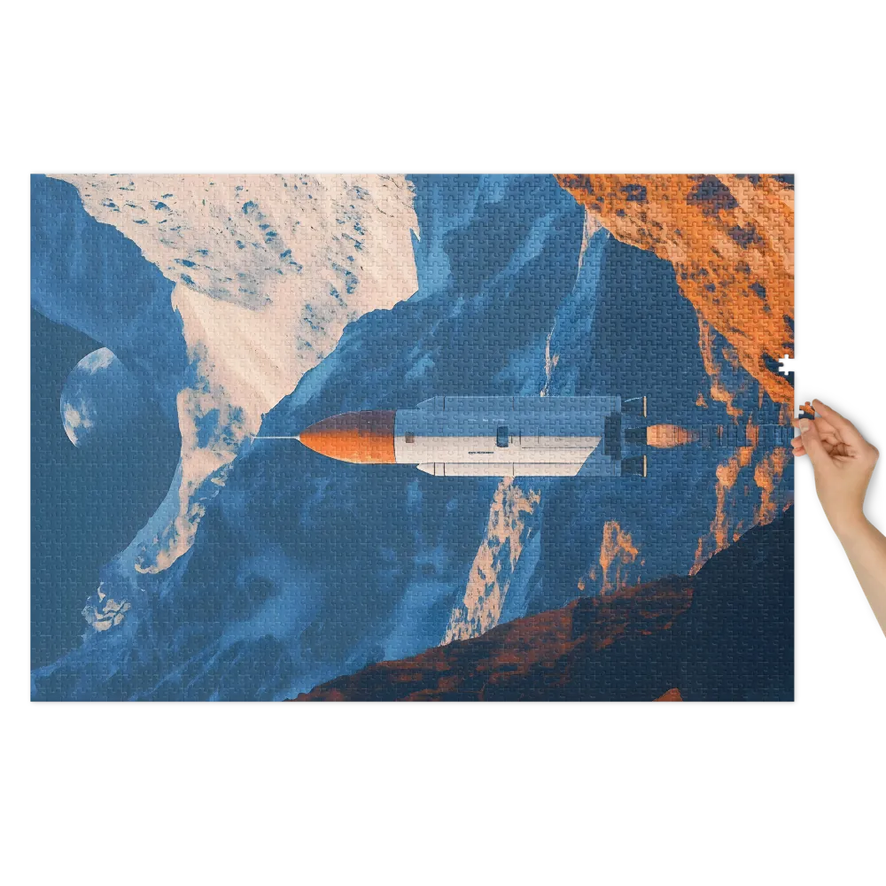 Ascension Cosmique 
 Puzzle en boite metallique
