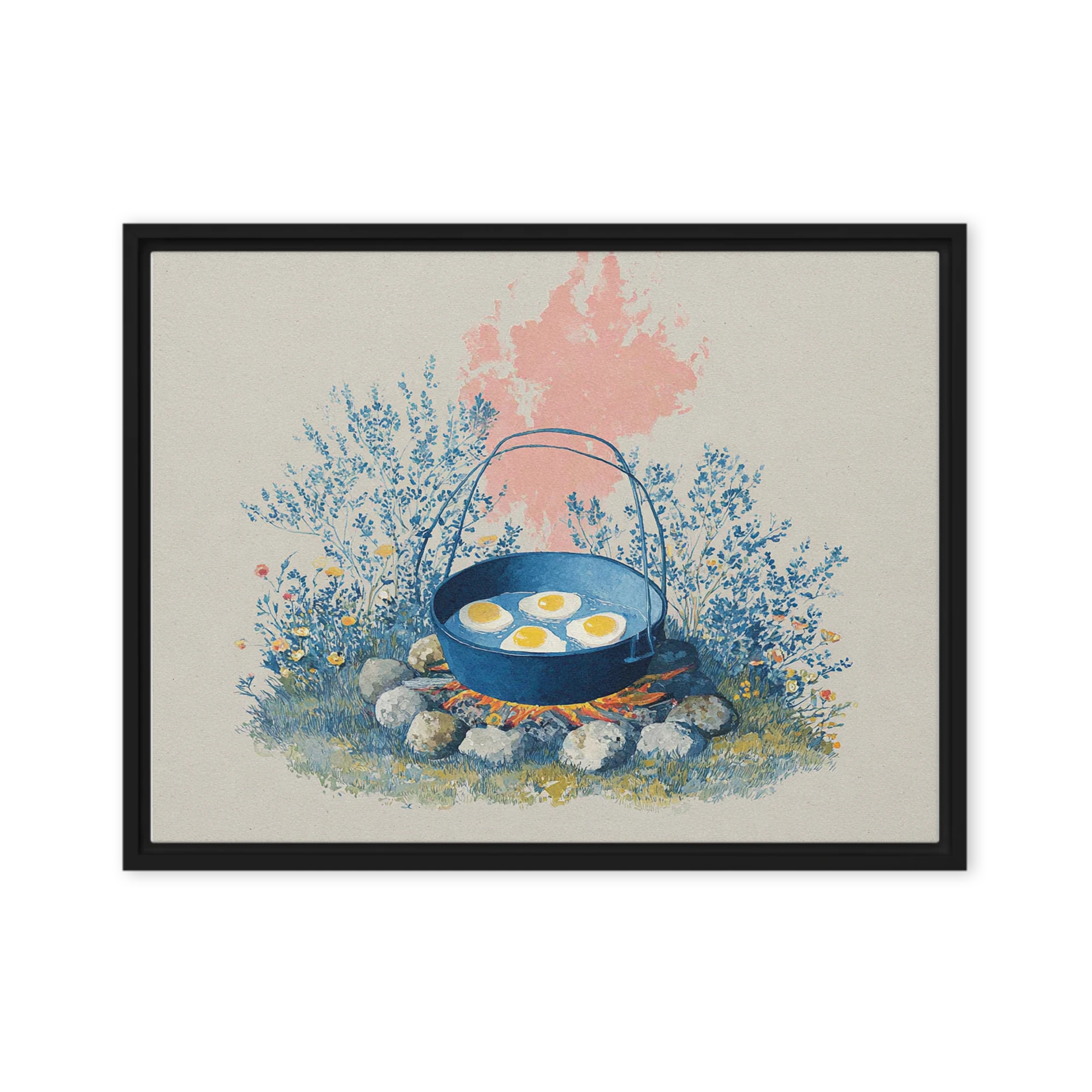 Campfire Breakfast | Art Print