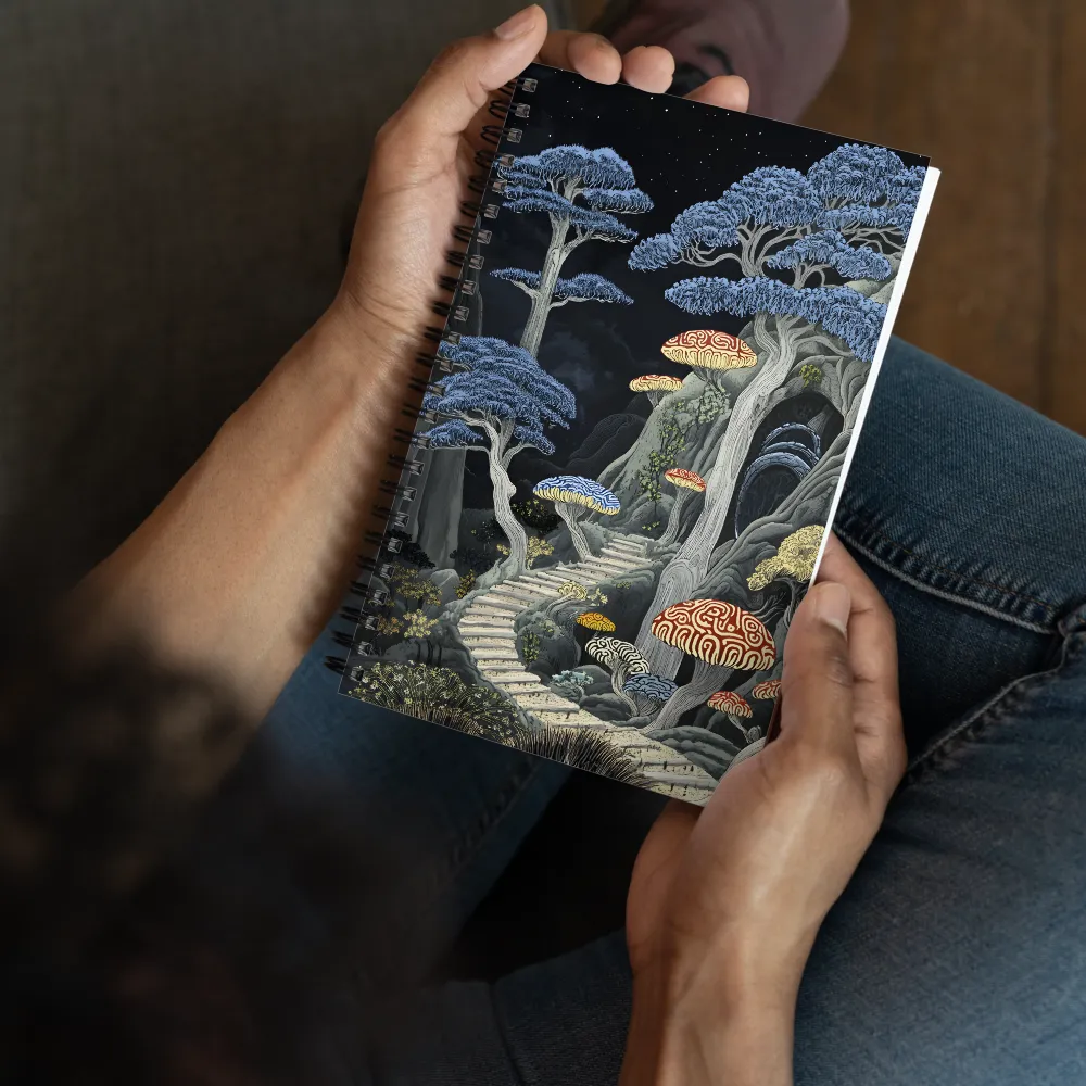 Enchanted Mushroom Forest 
 Spiral Notebook | 140 pages