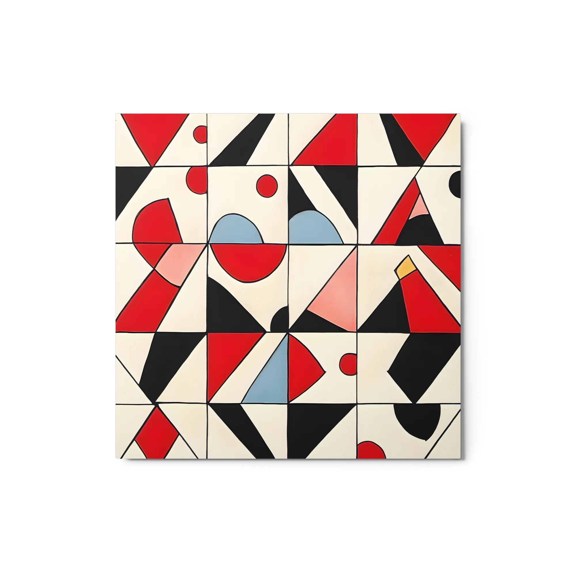 De Stijl Inspired Composition 
 Canvas | 37″x 37″