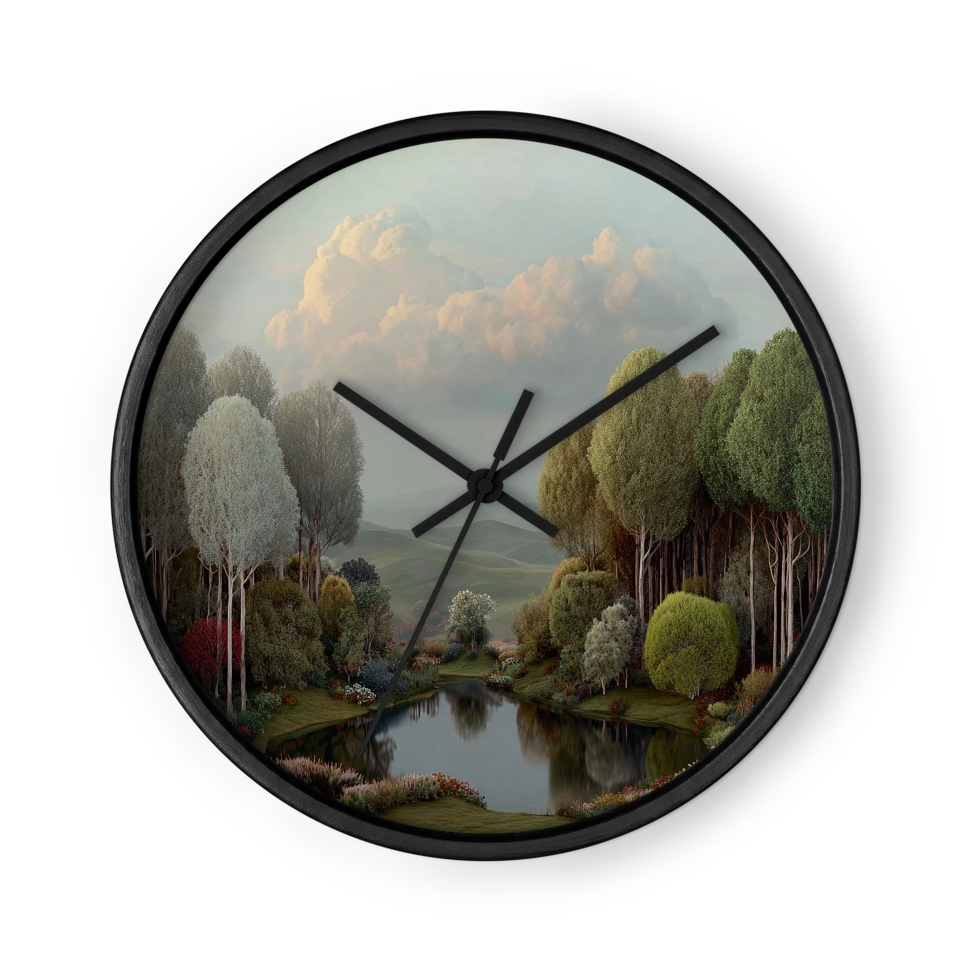 Serene Forest Pond