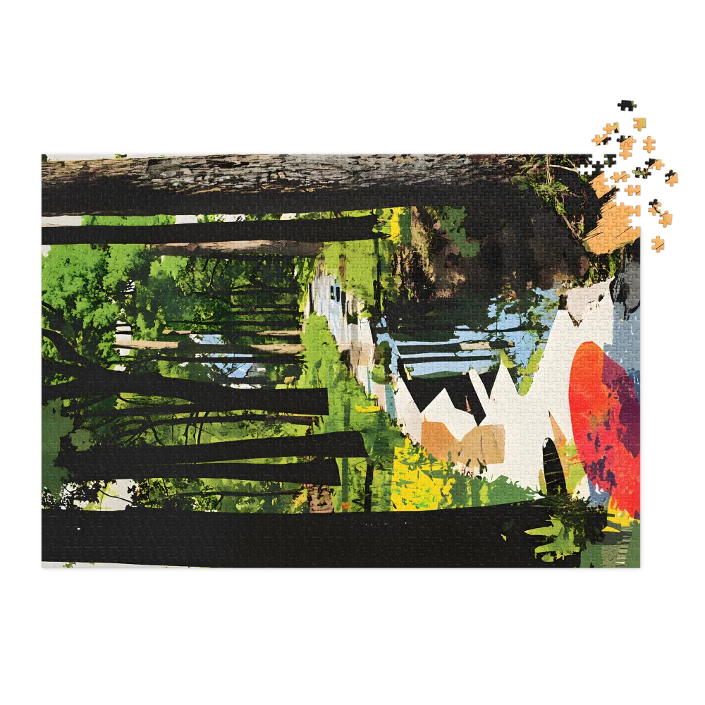 Stark Reflection 
 Jigsaw Puzzle in Tin Box
