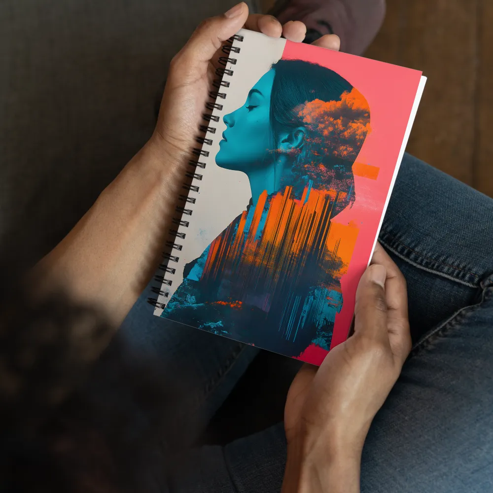 Neon Echo 
 Spiral Notebook | 140 pages