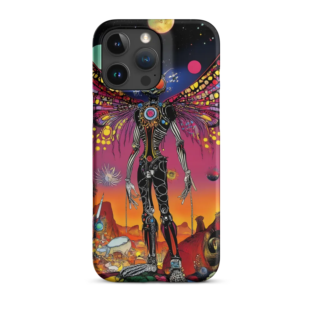 Psychedelic Skeleton Moth Art | Phone Case