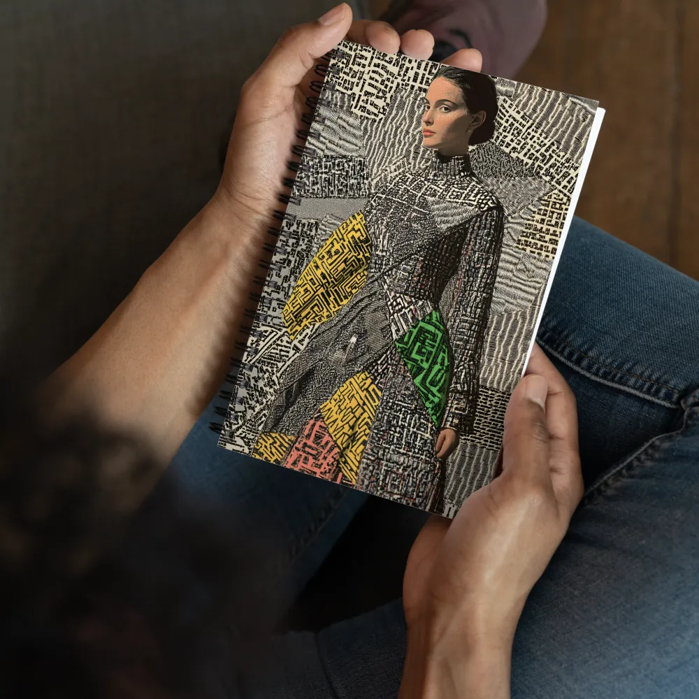 Urban Labyrinth Portrait 
 Spiral Notebook | 140 pages