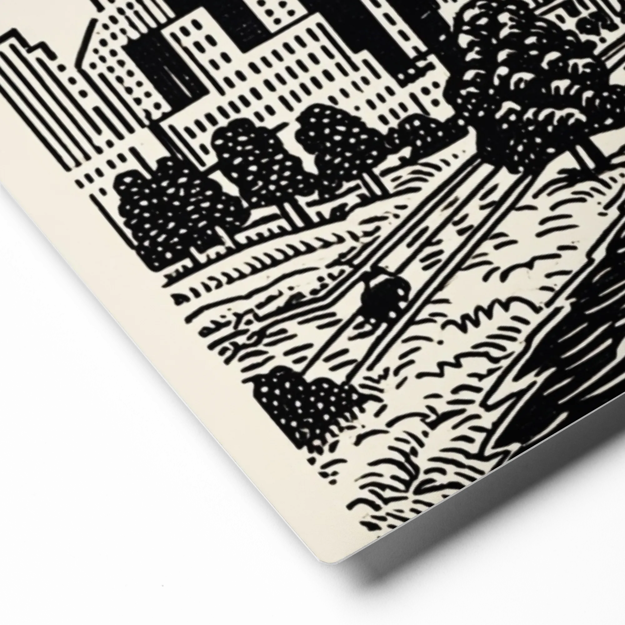 Urban River Skyline | Art Print