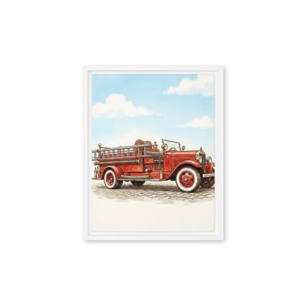 Classic Fire Engine 
 Canvas | 11″x 14″